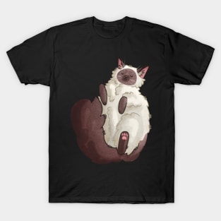 Sleepy ragdoll cat - gifts for cats lovers T-Shirt